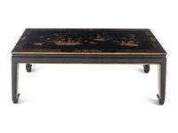A Chinese Style Lacquered Low Table
