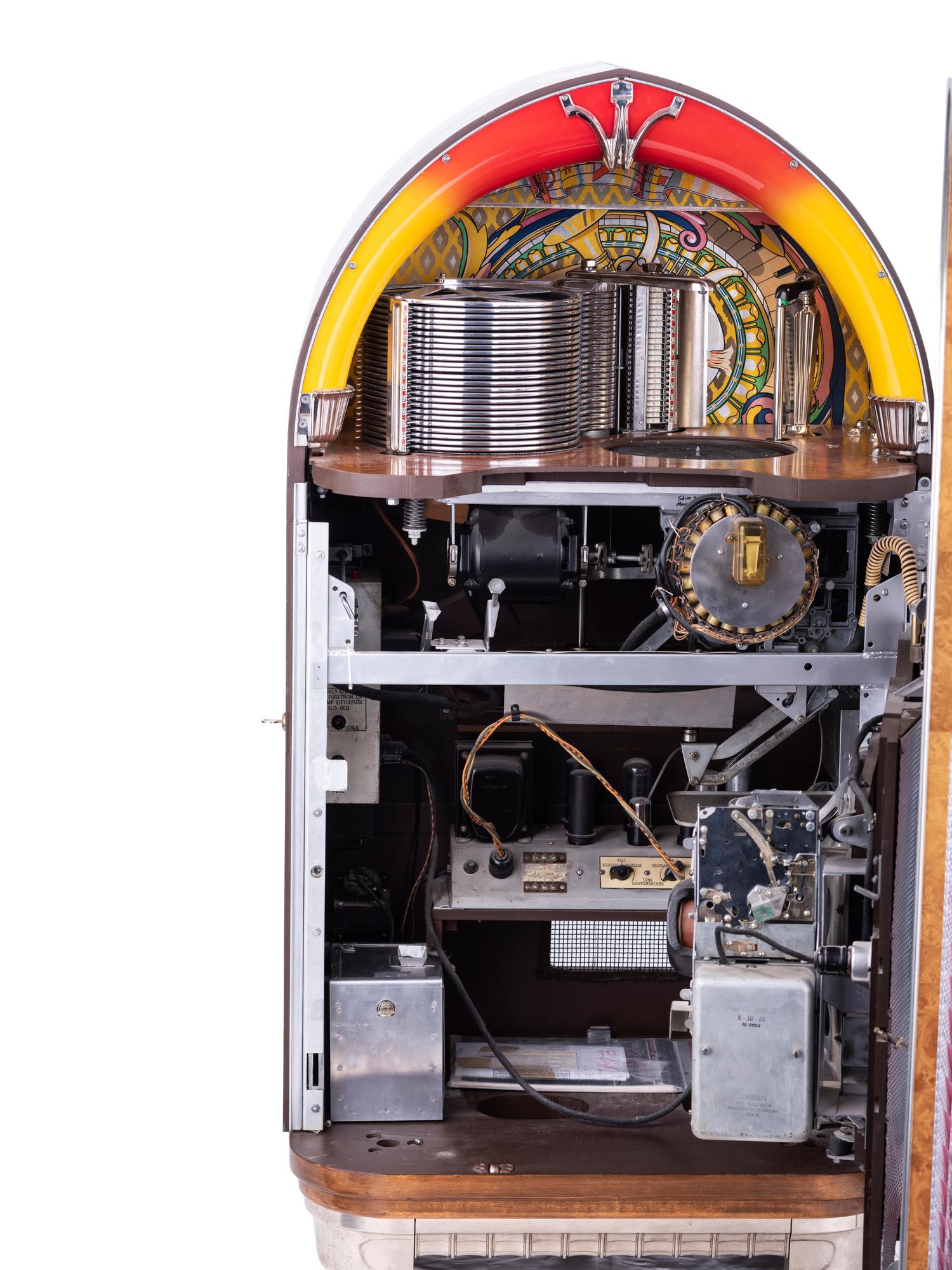 A Wurlitzer Model 1100 Jukebox