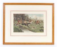 After Gilbert Wright, (British, 1880-1958), The Village Meet, Ware Hounds and The Brook (3 works)