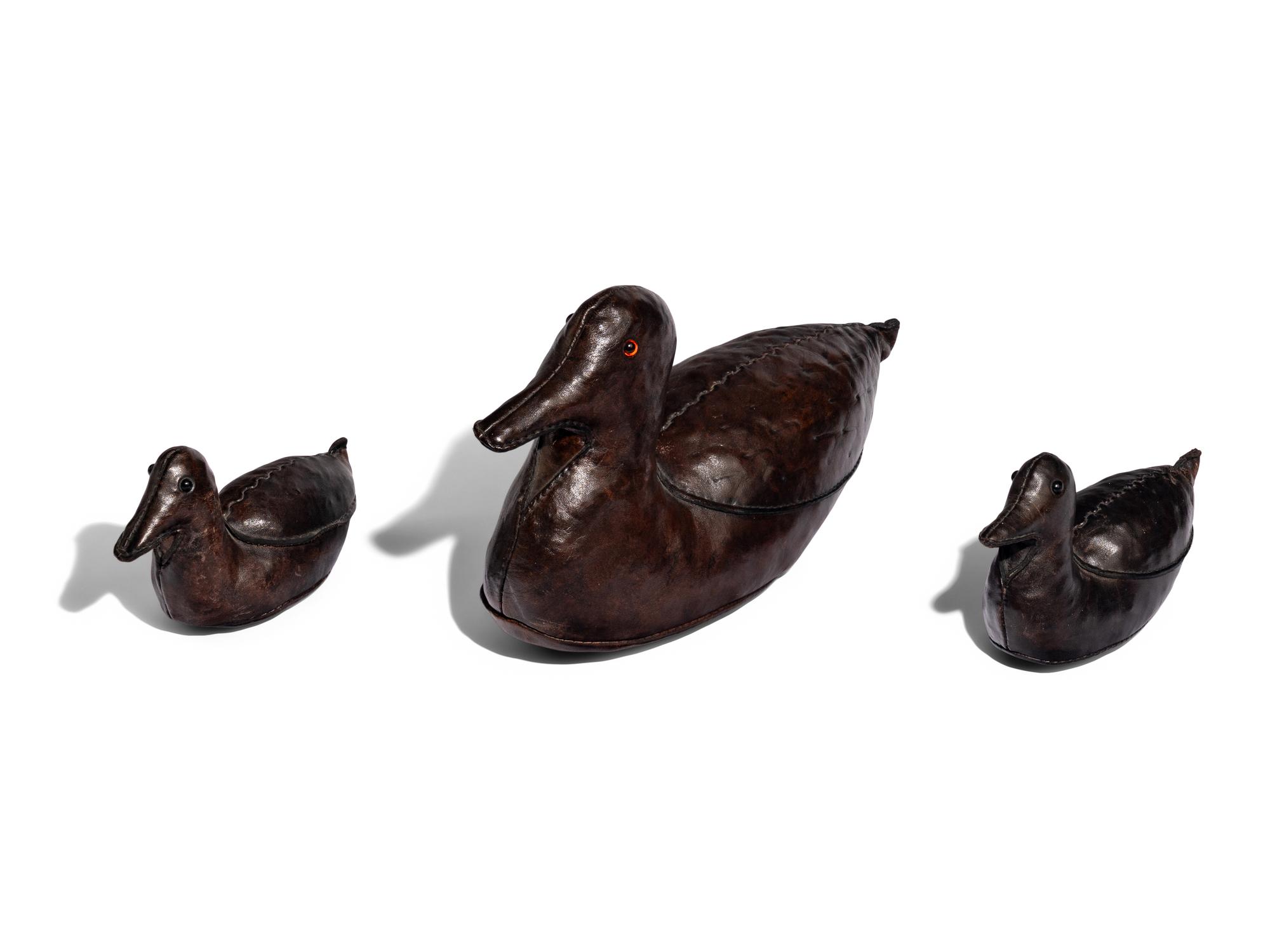 Three Duck-Form Doorstops