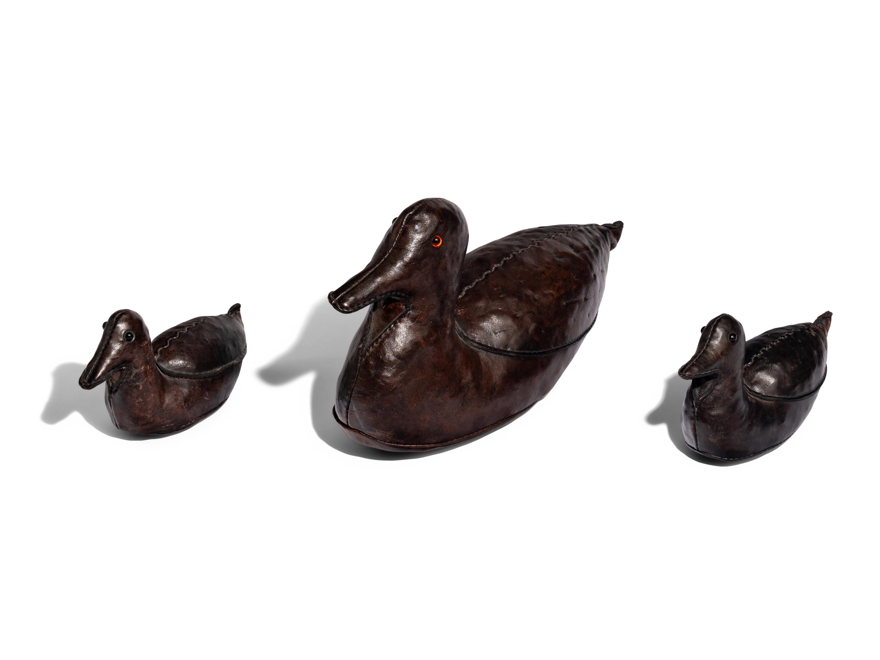Three Duck-Form Doorstops