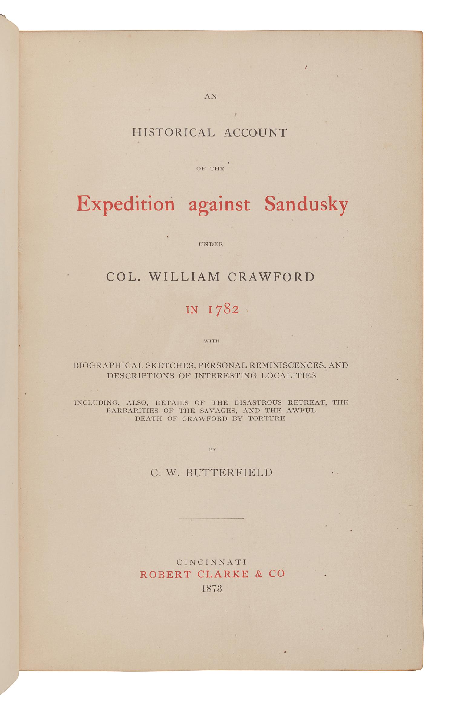 [WESTERN EXPANSION]. A group of 5 works, comprising: