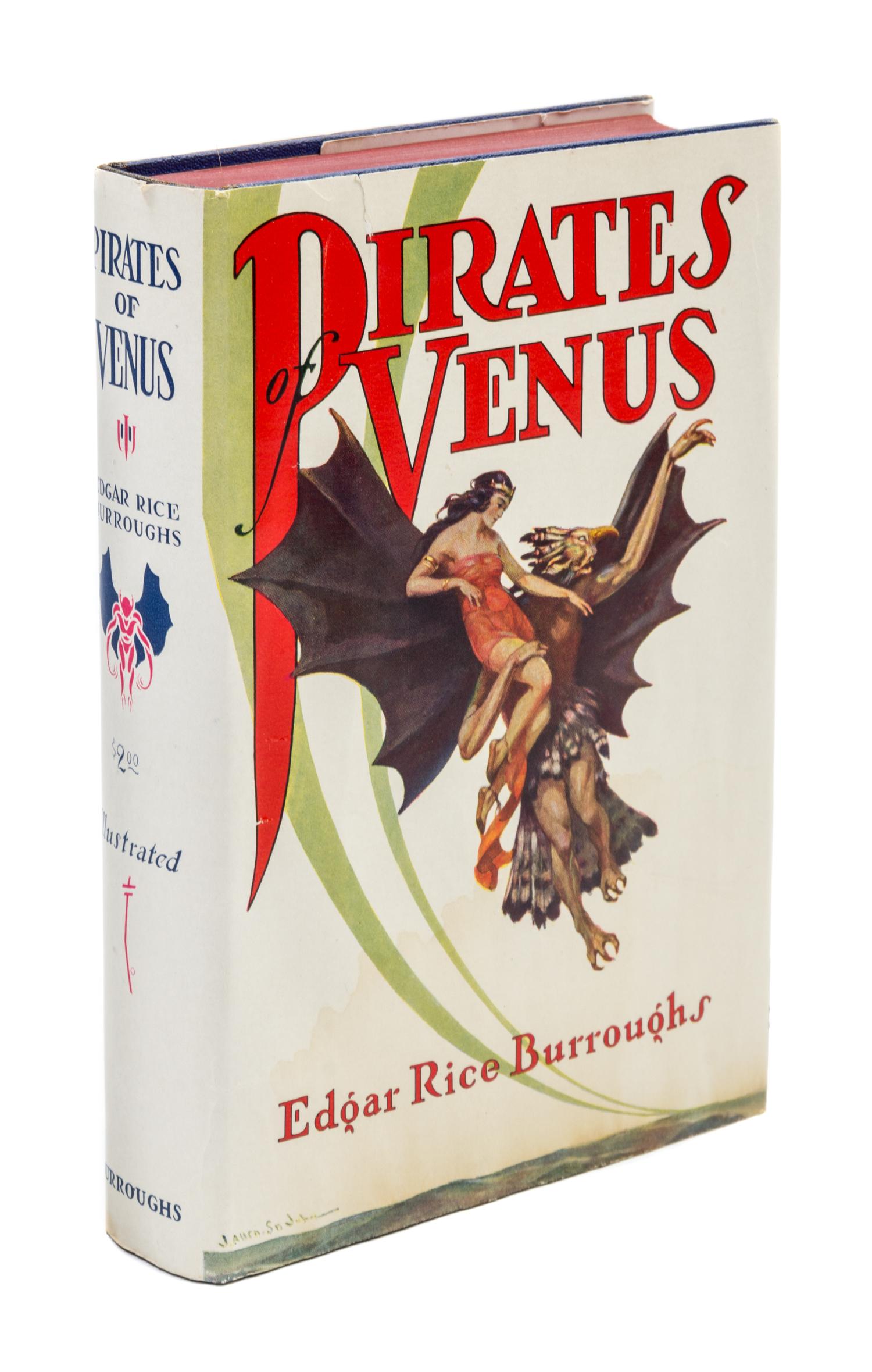 BURROUGHS, Edgar Rice (1875-1950). Pirates of Venus. Tarzana, CA: Edgar Rice Burroughs, Inc. Publishers, 1934. FIRST EDITION.