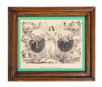 [CIVIL WAR]. VOIGHT, Henry, artist. Chr. KIMMEL & FORSTER, lithographers. Honor to the Brave.