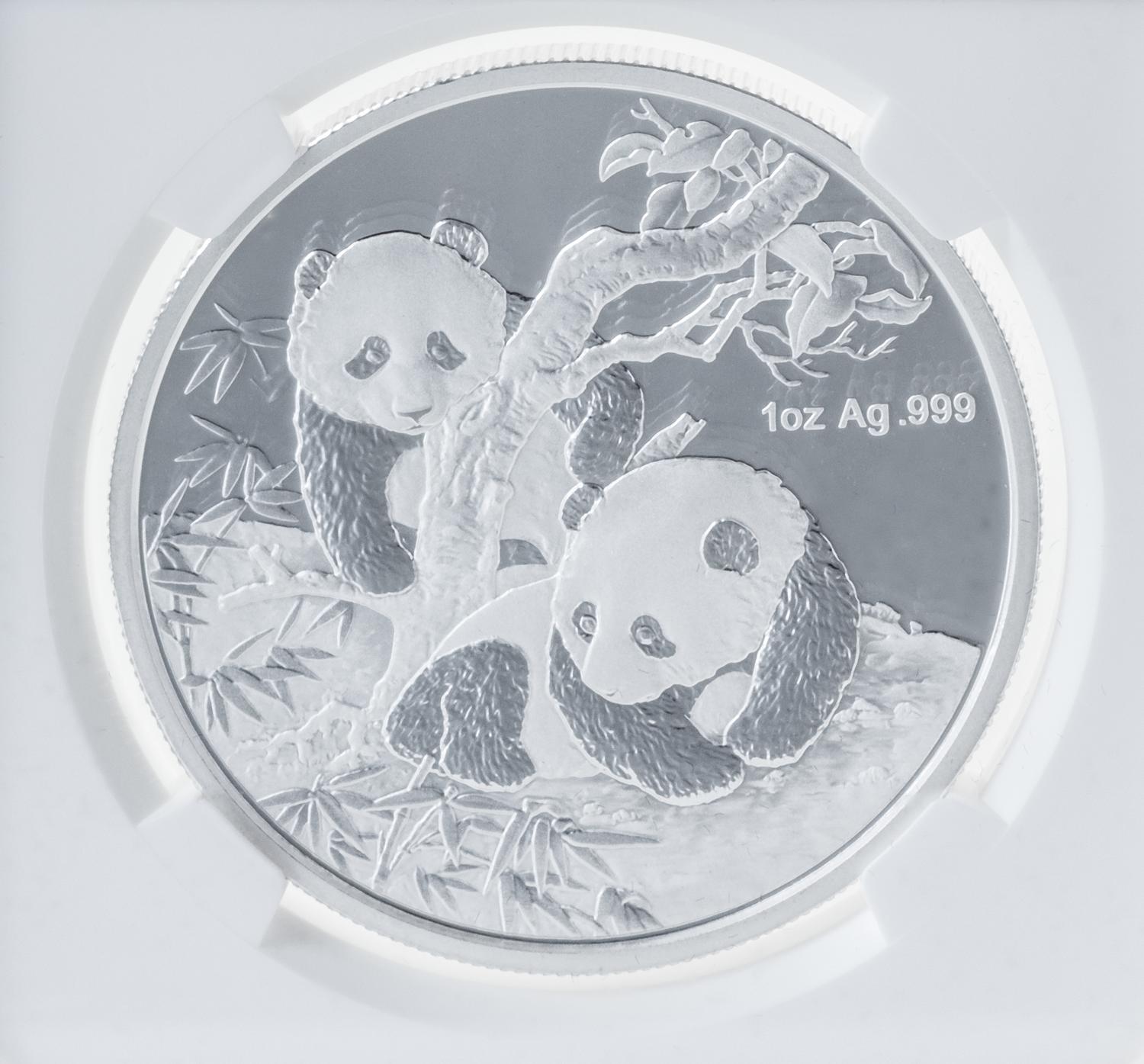 A Group of Ten China 2013 Panda Commemorative 1 Oz. Silver Proofs