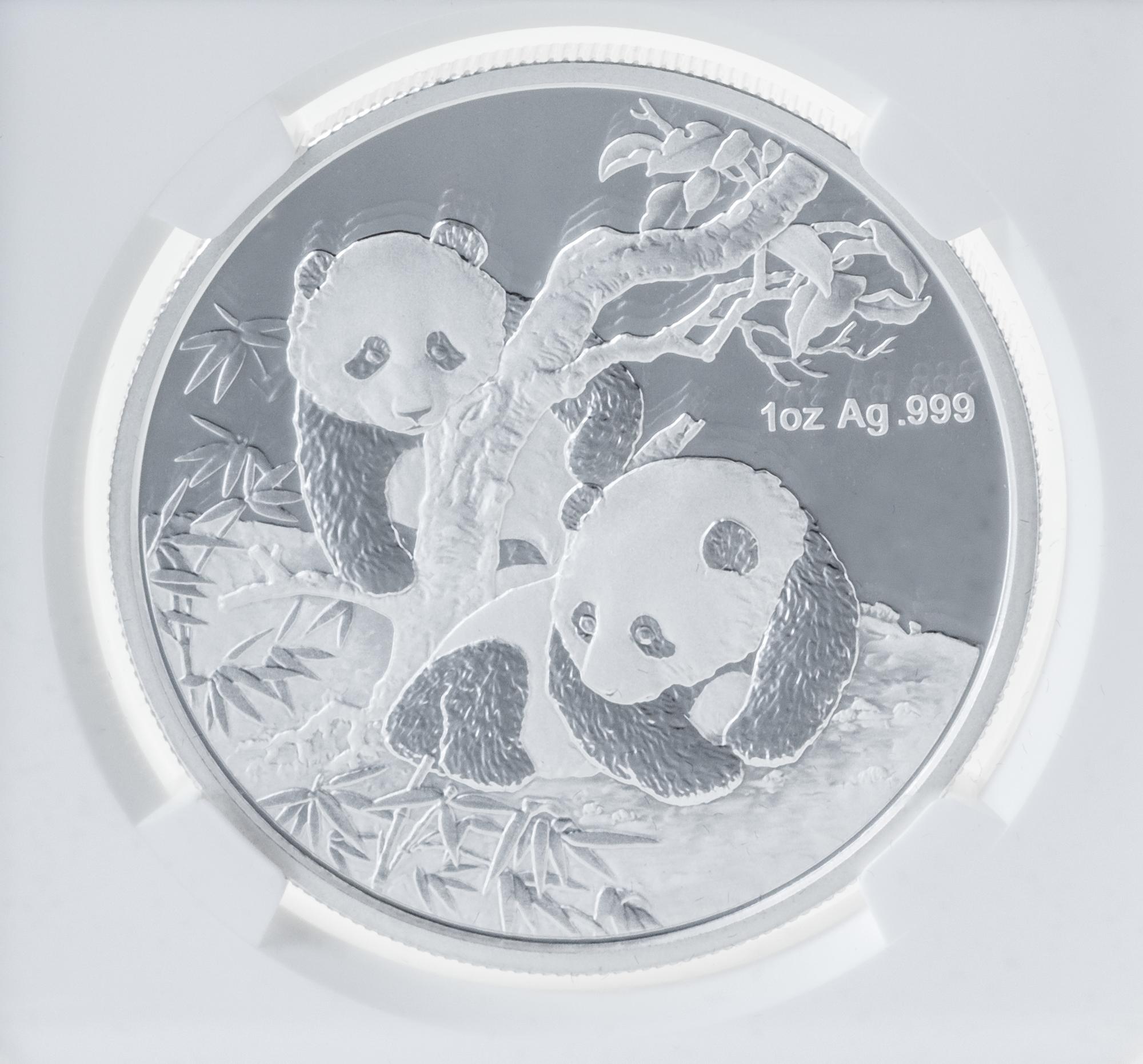 A Group of Ten China 2013 Panda Commemorative 1 Oz. Silver Proofs