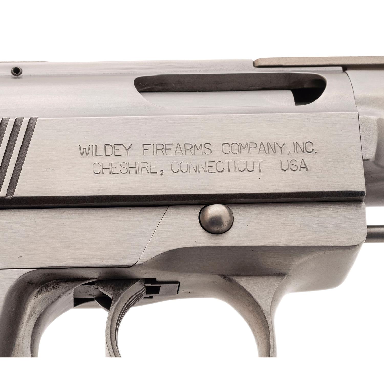 *Cased Wildey Firearms Company Inc .45 Win Mag Semi-Auto Pistol