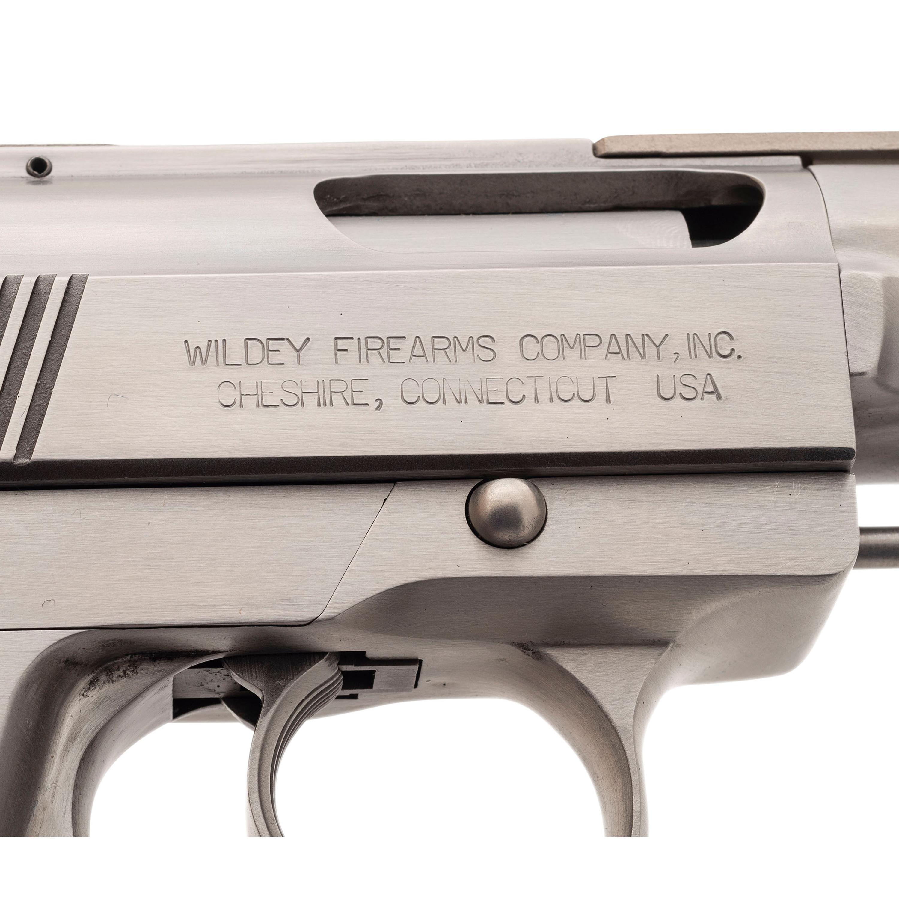 *Cased Wildey Firearms Company Inc .45 Win Mag Semi-Auto Pistol