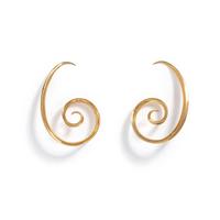 MICHAEL GOOD, YELLOW GOLD EARRINGS