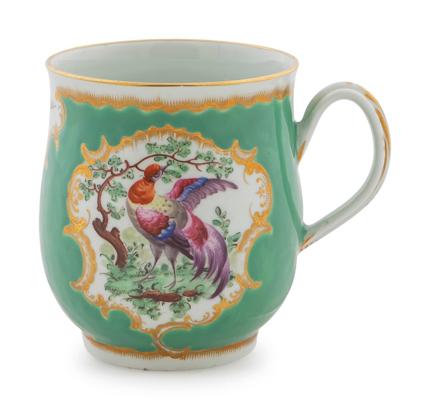 A Worcester Porcelain Cup — C. 1770