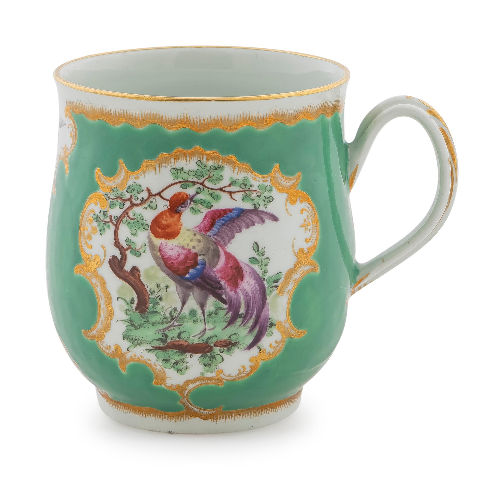 A Worcester Porcelain Cup — C. 1770
