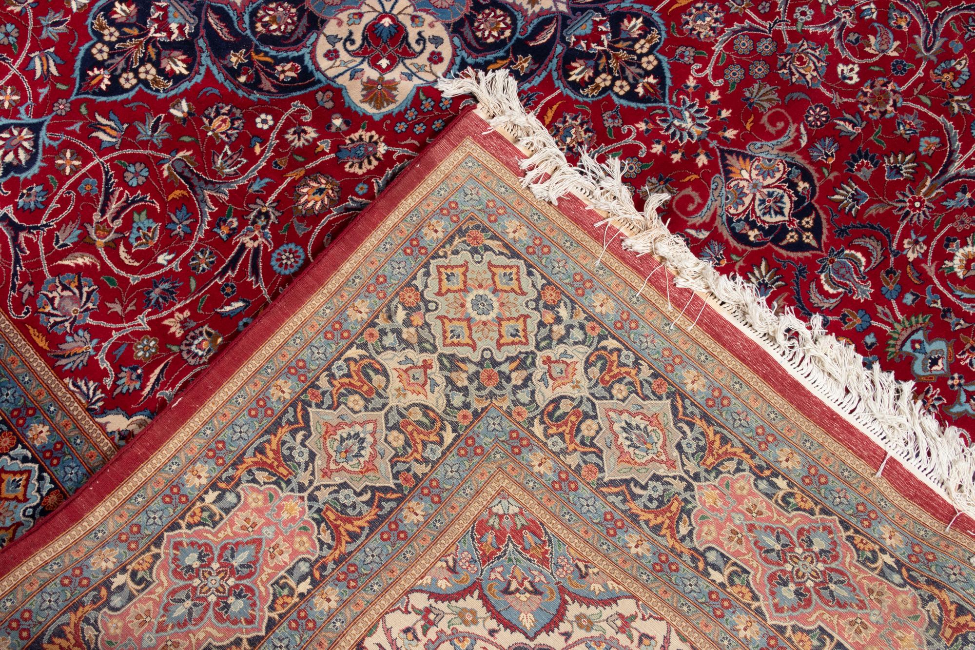 A Kashan Wool Rug