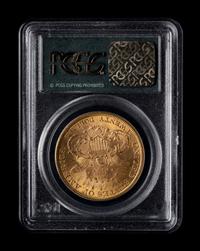 A 1900 Liberty Head $20 Gold Coin (PCGS MS61)