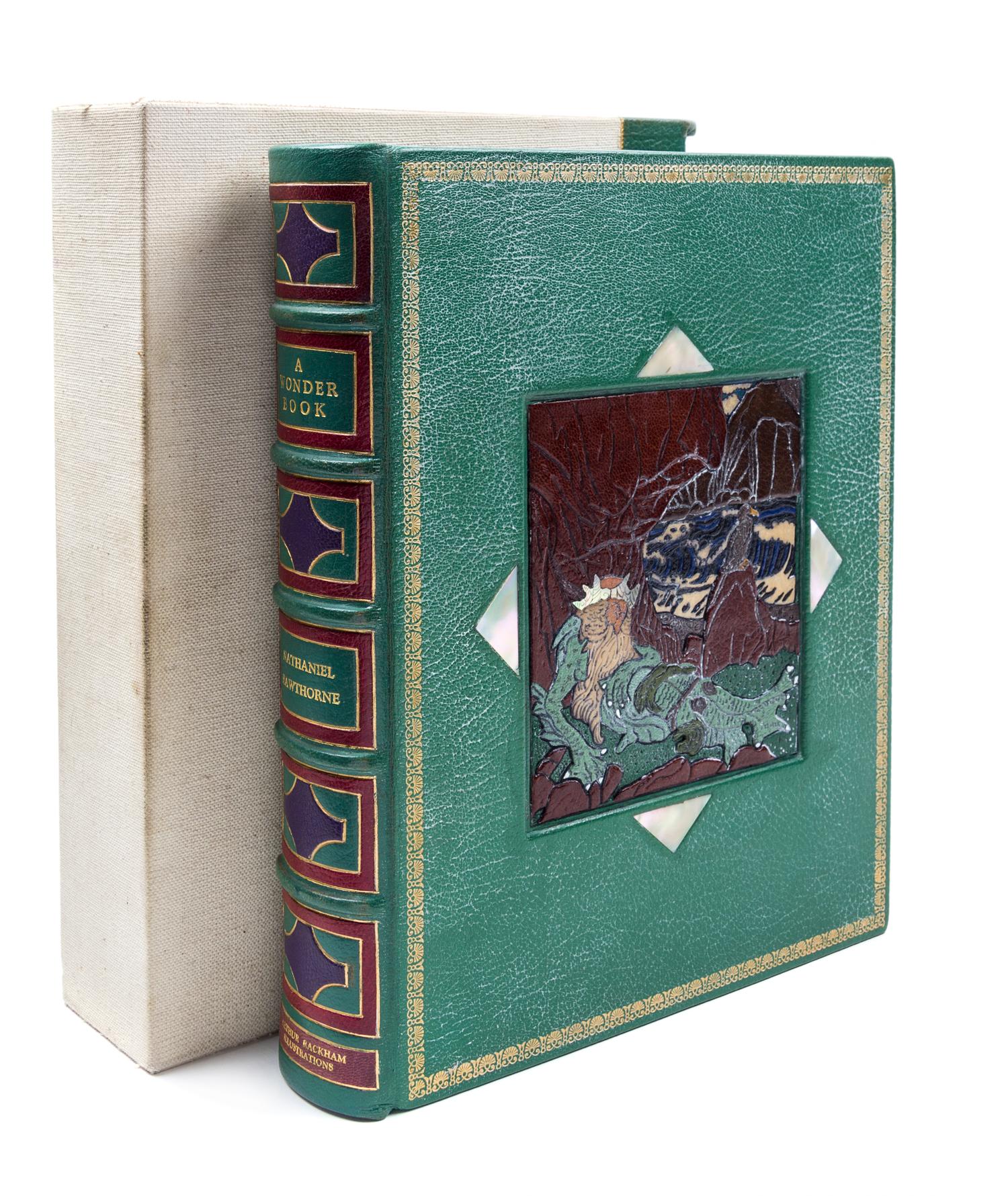 (HALPIN, BILL; RACKHAM, ARTHUR) HAWTHORNE, NATHANIEL. A Wonder Book. London, n.d. Finely bound. Limited, signed.