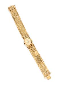 A 14 Karat Yellow Gold Surprise Watch, 26.00 dwts.