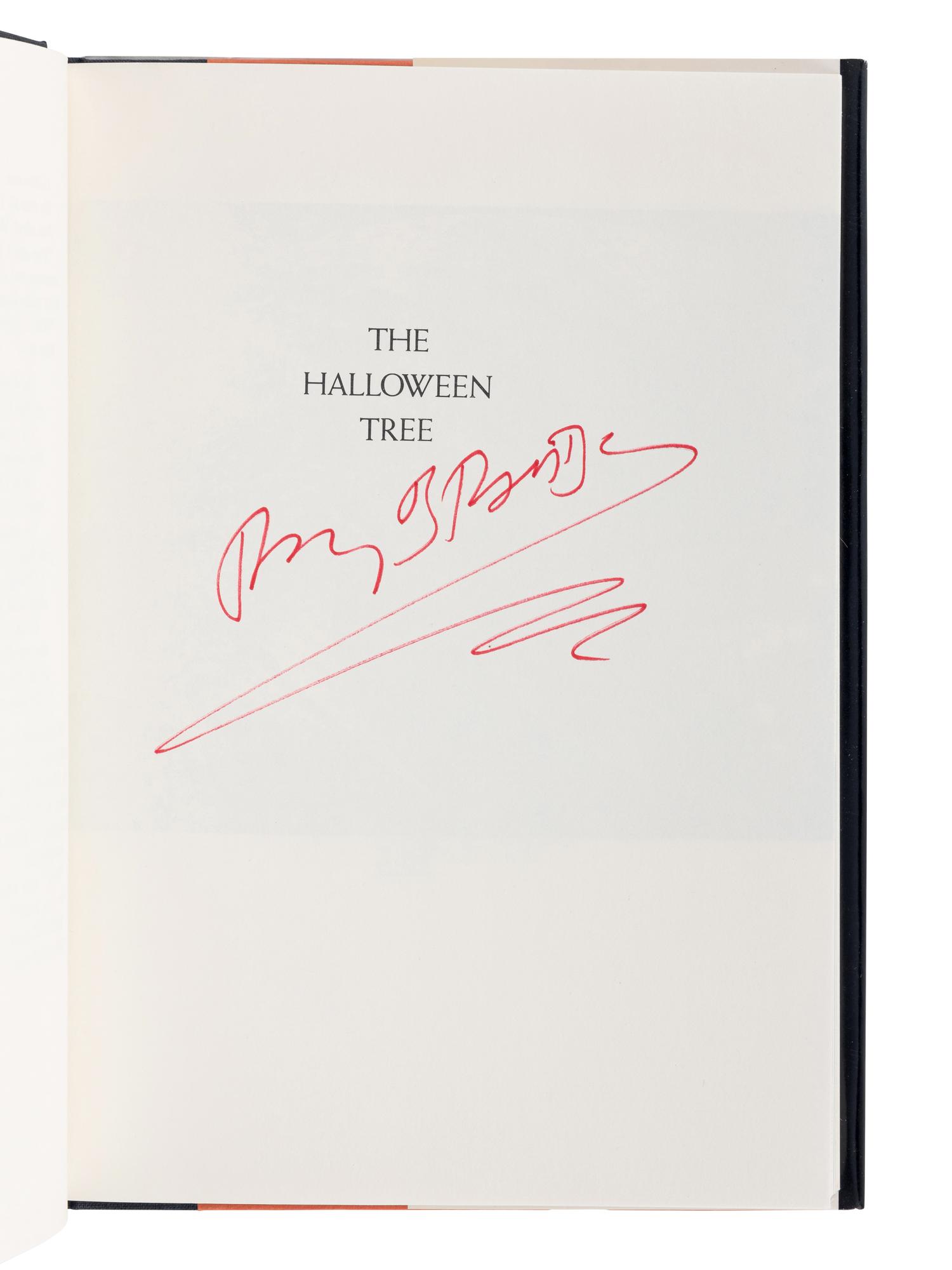 BRADBURY, Ray (1920-2012). A group of 4 LIMITED OR FIRST EDITIONS of Bradbury’s works, MOST SIGNED, comprising: