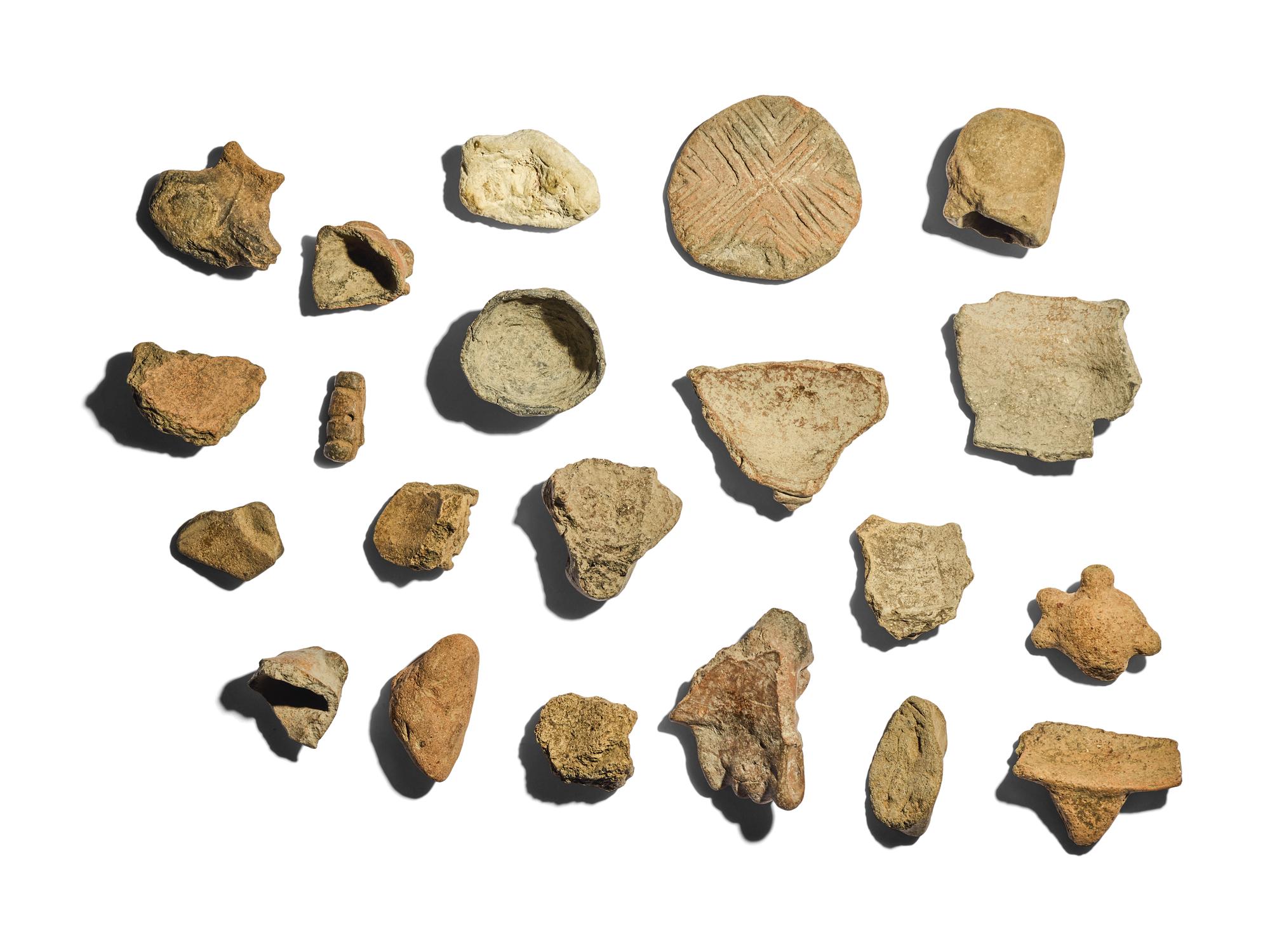 A Group of Twenty Two Small Ancient Objects and Fragments