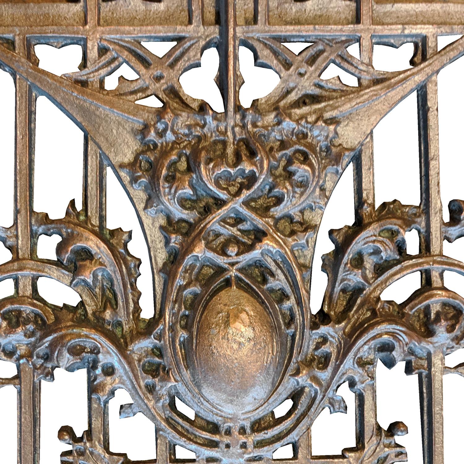 A Sullivan Designed Stair Baluster from Schlesinger and Mayer Department Store 10" W x 1.5" D x 31" H — United States, Circa 1899