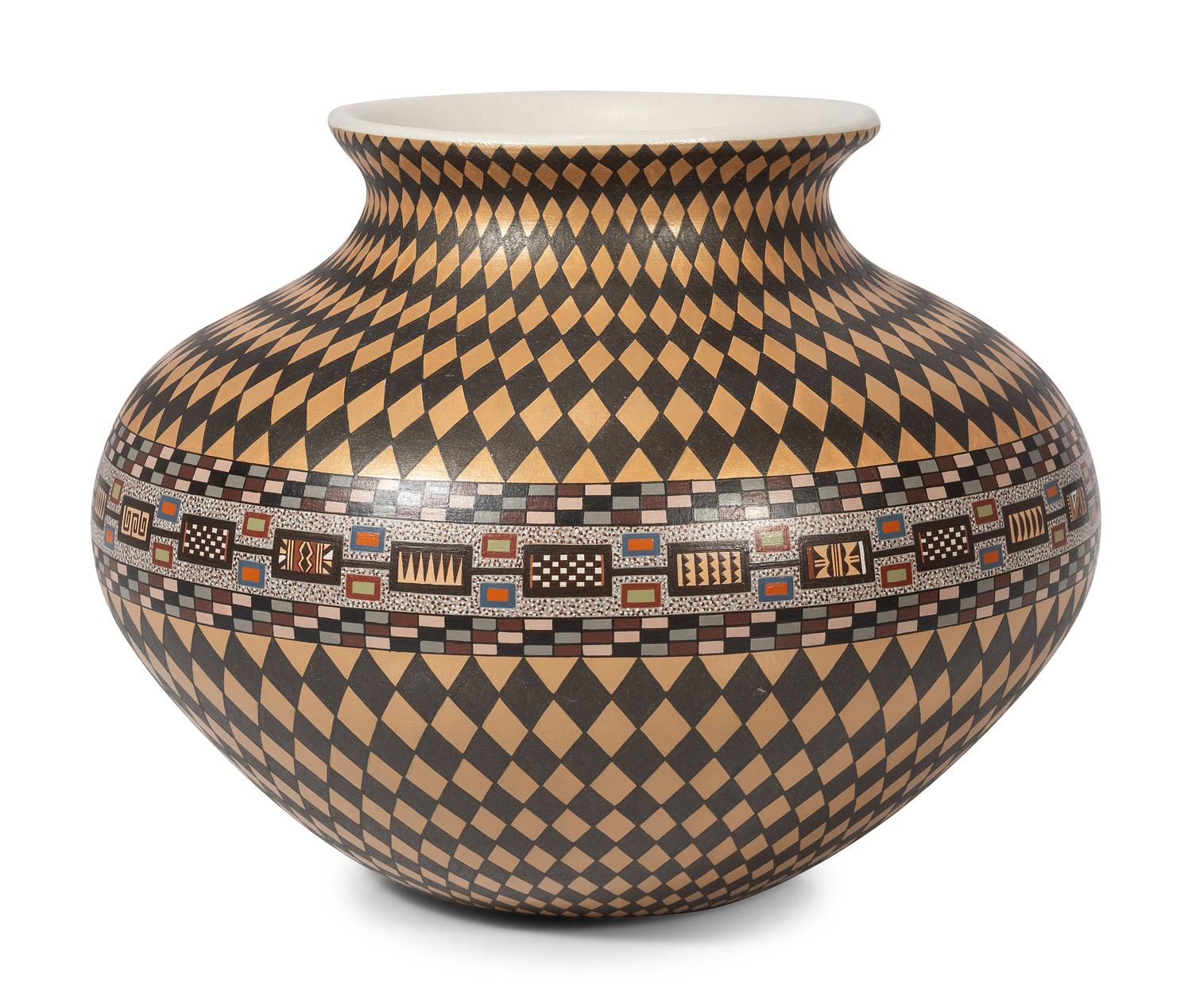 Polychrome Pottery Jar