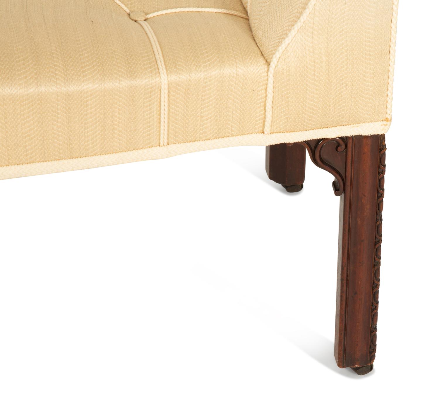A George III Style Upholstered Window Seat