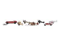 Eight Toy Race Cars and Planes