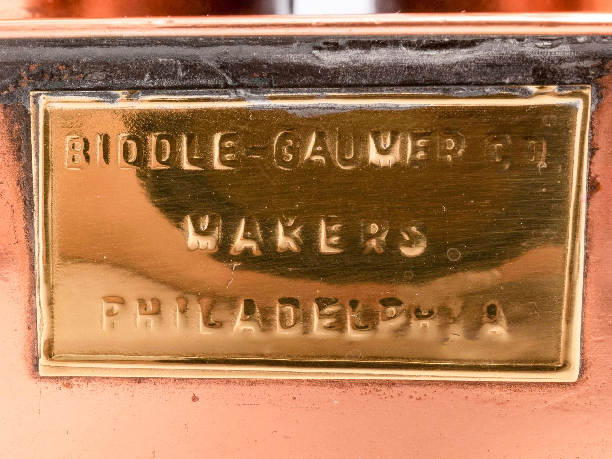 Three Sets of American Copper Mudge Canners