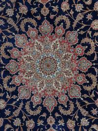 A Tabriz Silk Rug