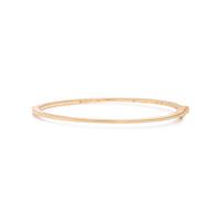 Collection of Rose Gold Bangle Bracelets