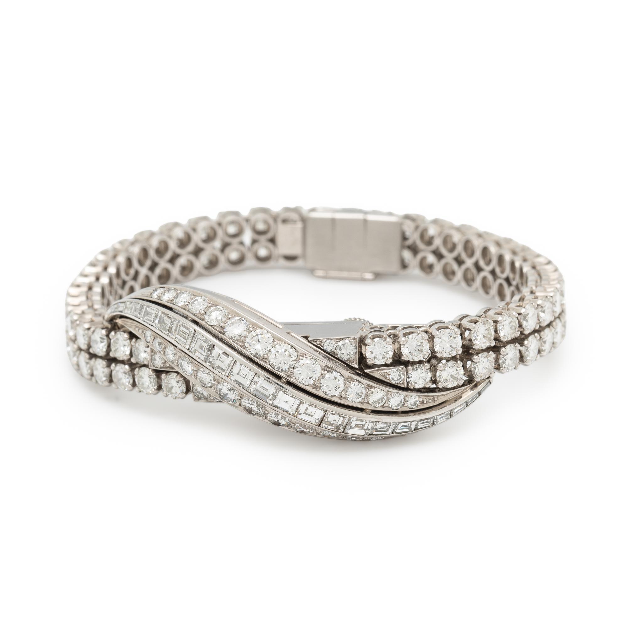 AUDEMARS PIGUET, DIAMOND AND PLATINUM SURPRISE WATCH