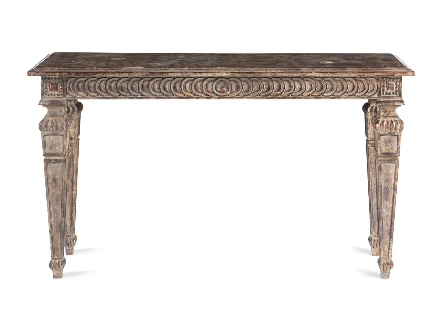 An Italian Painted Console Table