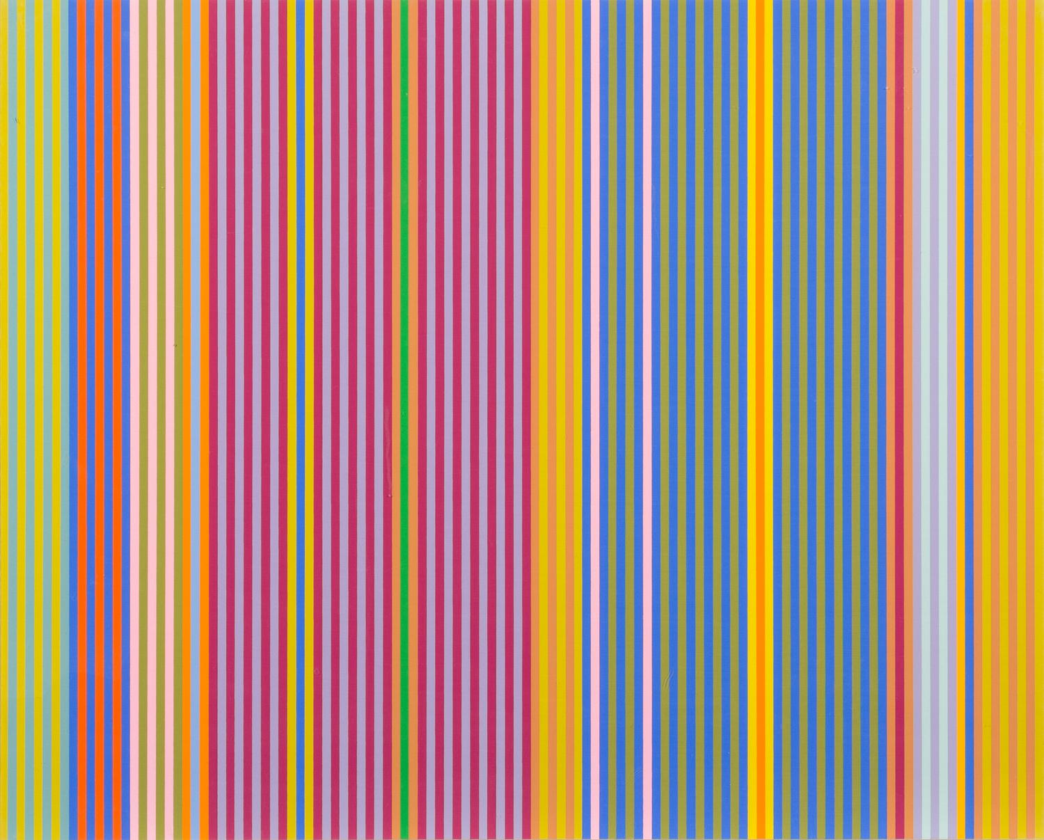 Gene Davis, (American, 1920-1985), Tarzan, 1969 (from Series I)