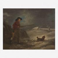 After George Morland (British, 1763–1804) | 19th Century Copies Shooting, Winter; together with A Day's Shooting (A Pair)