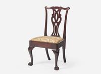 A Chippendale carved mahogany side chair, possibly Southern, late 18th century