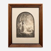Rembrandt van Rijn (Dutch, 1606–1669) The Raising of Lazarus: The Larger Plate