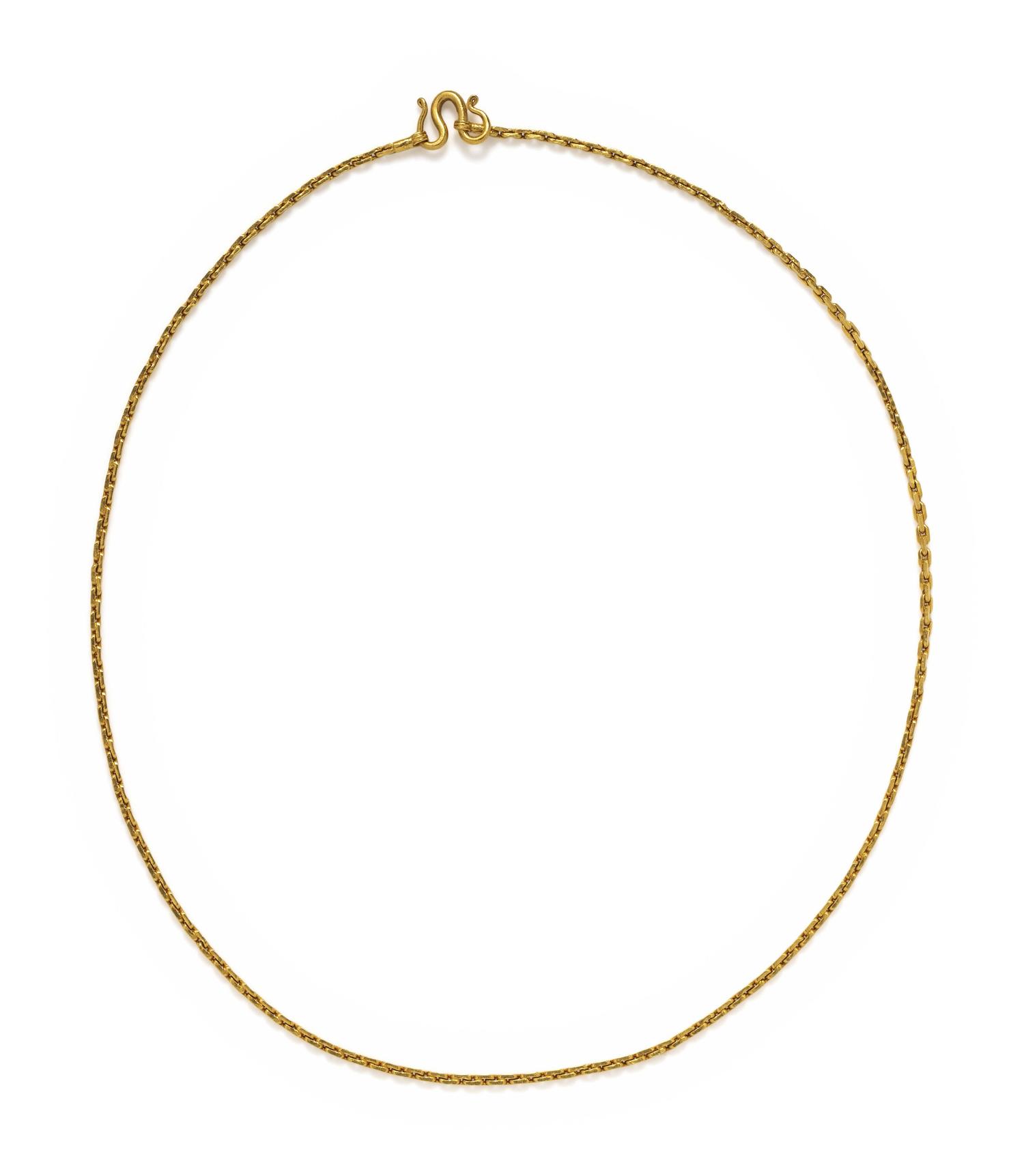 HIGH KARAT YELLOW GOLD NECKLACE