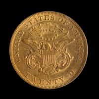 A United States 1855-S Liberty Head $20 Gold Coin