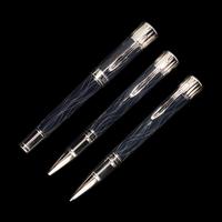 A Montblanc Limited Edition Mark Twain Fountain Pen, Rollerball Pen and Mechanical Pencil Set