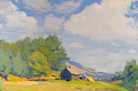Cottage on Sunny Hillside