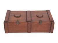A Hardwood Table Casket