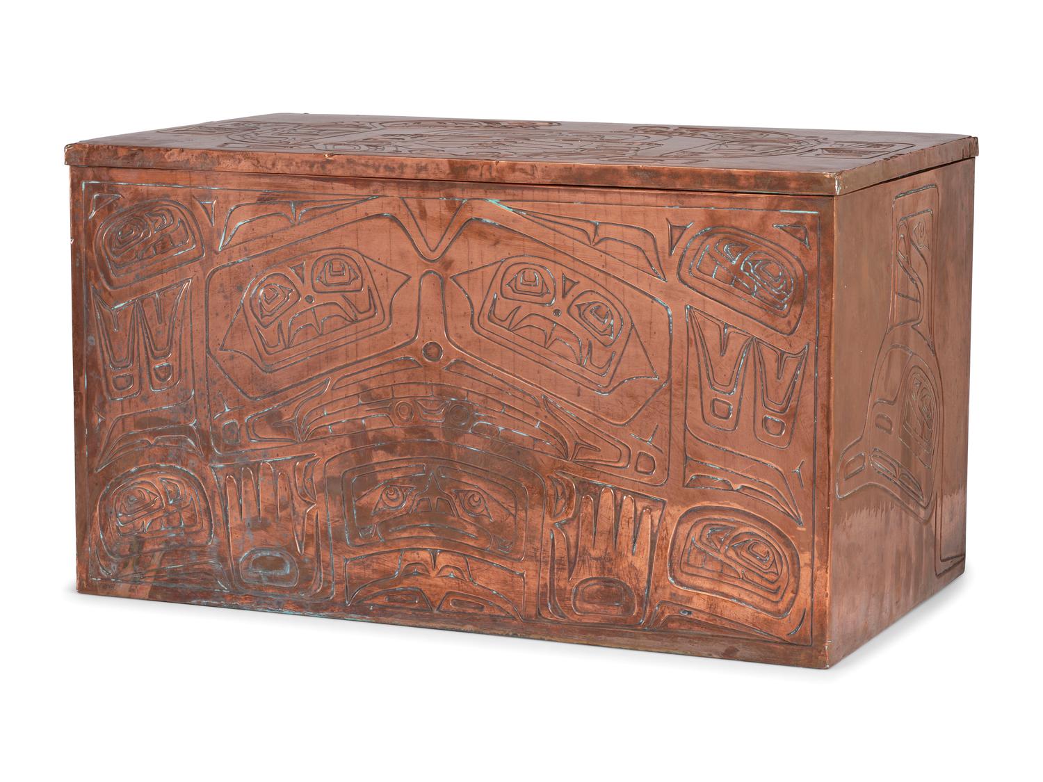 Northwest Coast Copper Chest