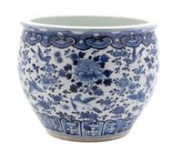 A Chinese Export Blue and White Bowl — 19TH CENTURY