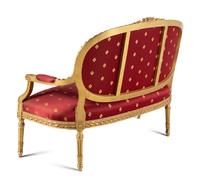 A Louis XVI Style Five-Piece Salon Suite