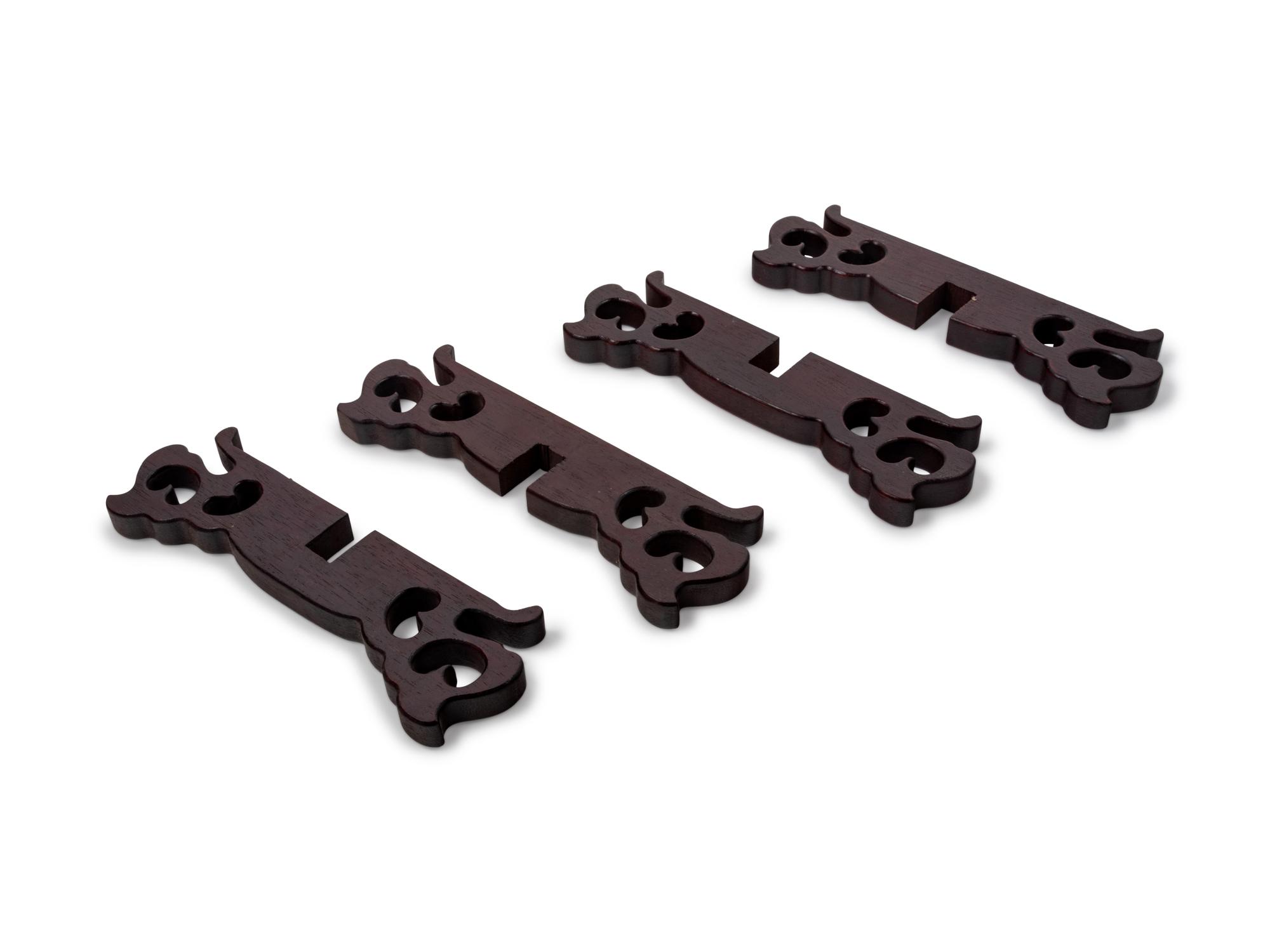 Twenty-one Chinese Hardwood Stands