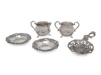 A Collection of Ten American Silver Serving Articles