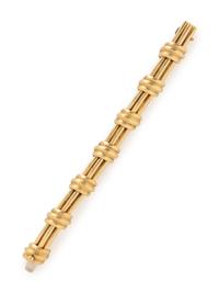 HENRY DUNAY, YELLOW GOLD BRACELET