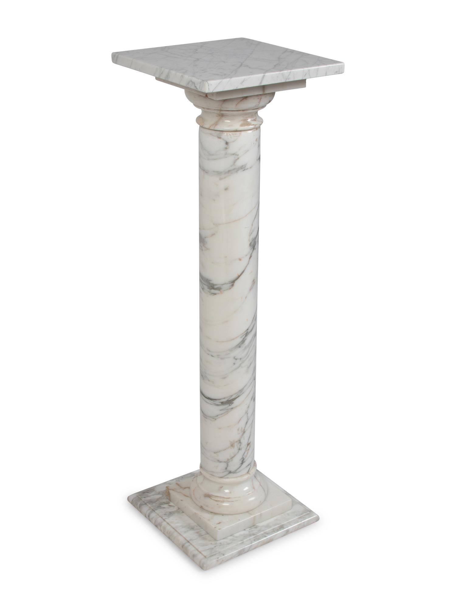 A Continental Marble Pedestal