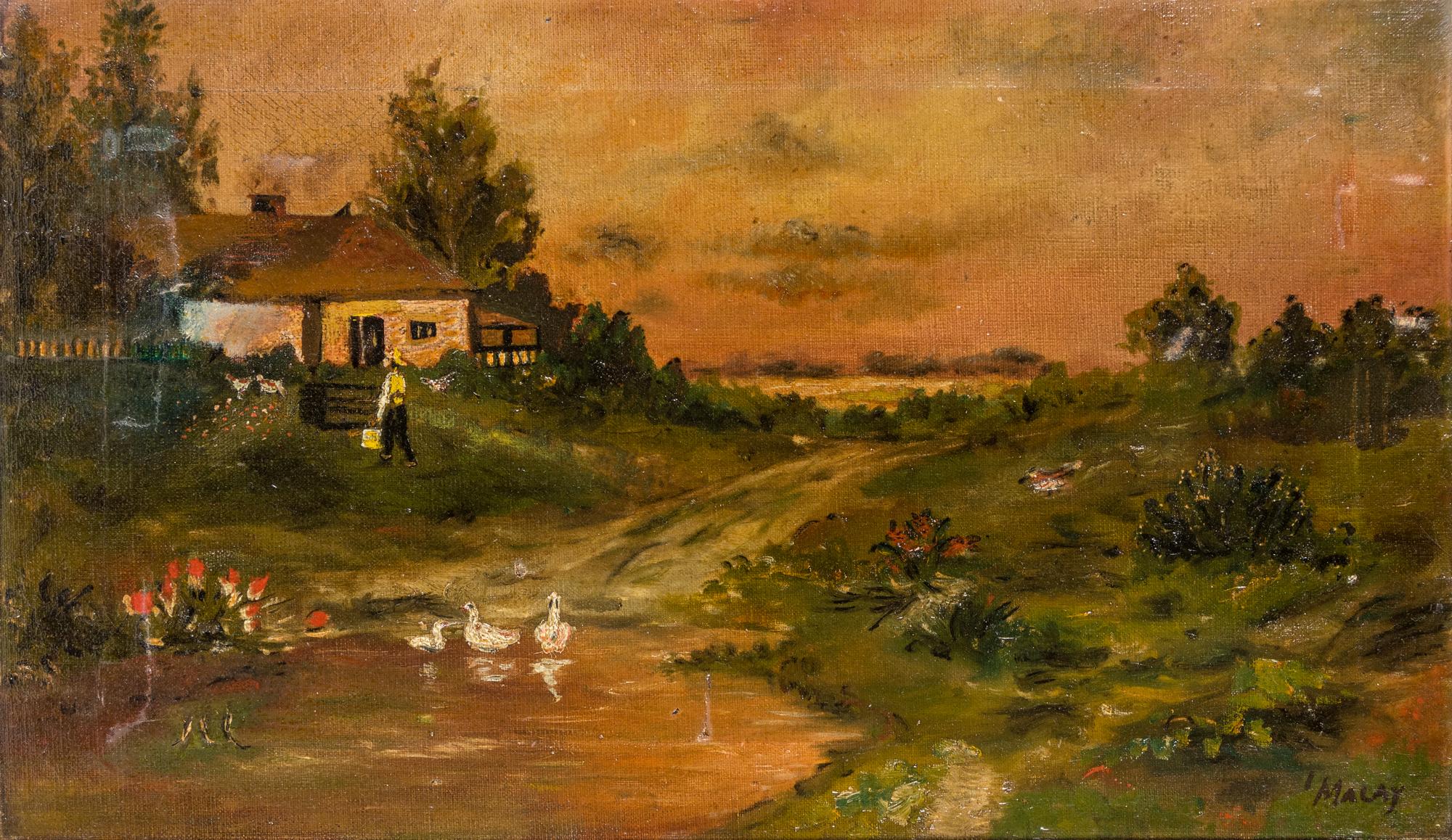 A Group of Seven Decorative Paintings