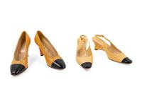 Two Pairs of Chanel Shoes, 1980-90s