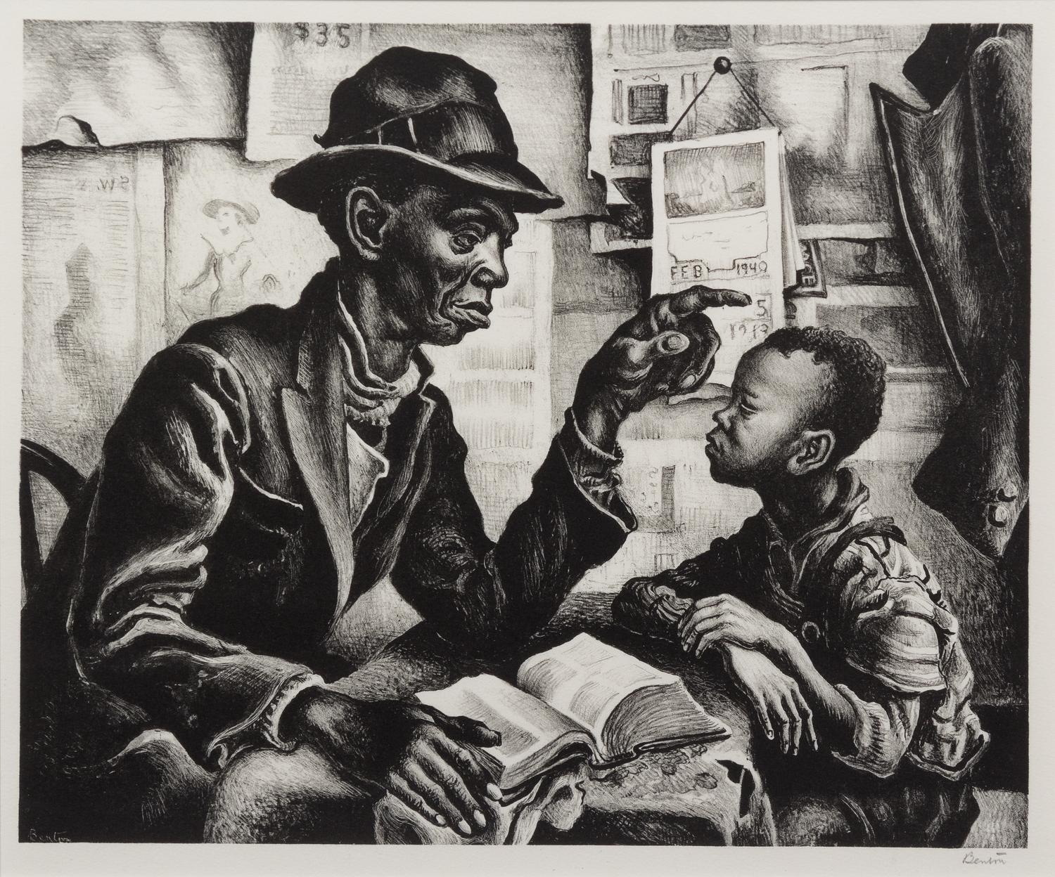 Thomas Hart Benton, (American, 1889-1975), Instruction, 1940