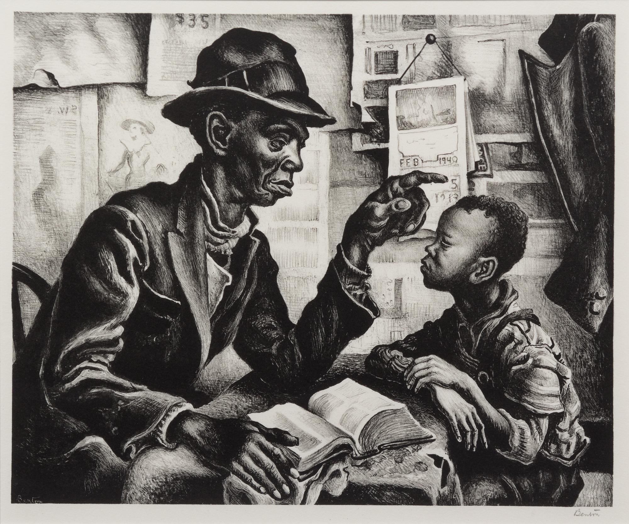 Thomas Hart Benton, (American, 1889-1975), Instruction, 1940